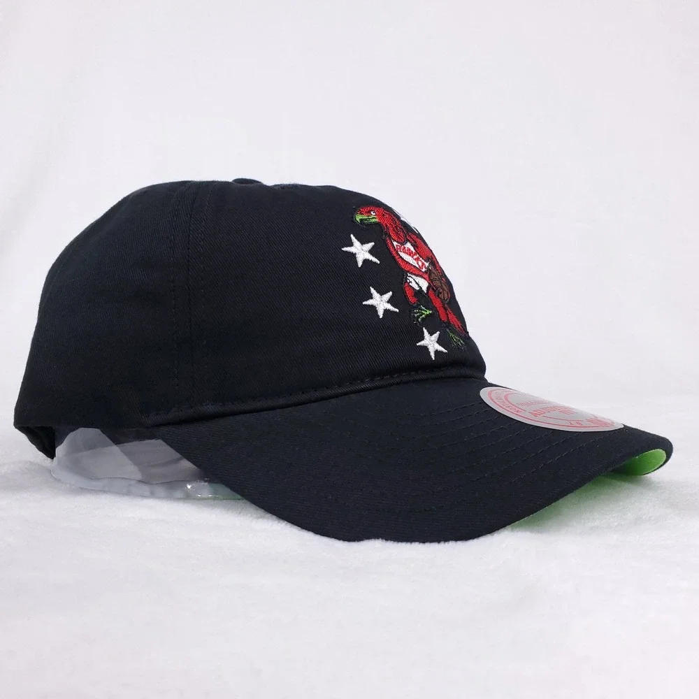 Future Atlanta Hawks‎ Mitchell & Ness NBA Dad Hat Cap BR Remix Black NWT